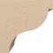 Ekena Millwork 10"W x 10"D x 10"H Wide Garner Rough Cedar Woodgrain TimberThane Corbel, Primed Tan CORUR10X10X10GARRCPR - alternate 6